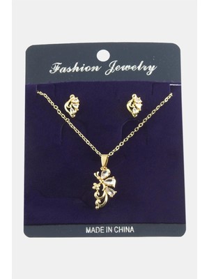 SHC4200 Yusufçuk Zirkon Taşlı Set Kolye