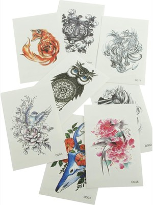 SHC4200 Karışık Tattoo Dövme Sticker