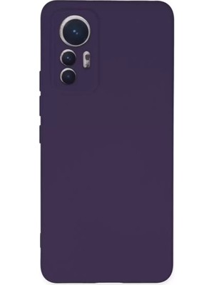 SHC4200 12 Lite Kılıf Nano Içi Kadife Silikon - Mor