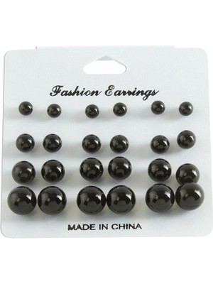 Pileli Store Kartlı Inci Küpe 30 Adet