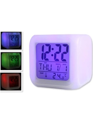 Uravas Store Renk Değiştiren Küp Saat