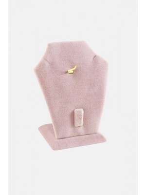 Pileli Store Kadife Set Kolye Standı