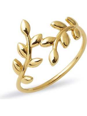 Bilezikci Sarmaşık Altın Serçe Parmak Yüzüğü