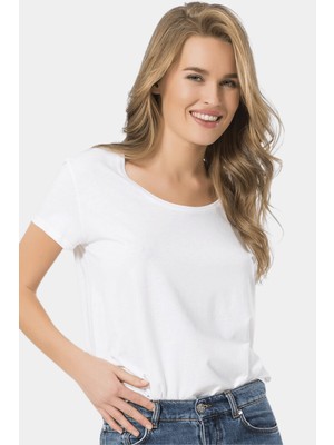 Wtshirt Kadın T-Shirt Rome Rome/beyaz