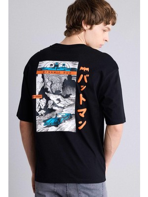 DeFacto Batman Boxy Fit Baskılı Kısa Kollu Tişört G5565AX26SM