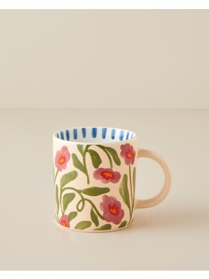 English Home Bright Petals New Bone China Kupa 370 ml Renkli