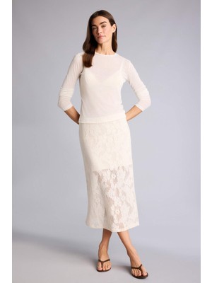 DeFacto Kalem Normal Bel Midi Etek H4046AX26SM