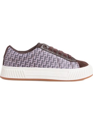 Fabrika Kahve Kadın Sneaker Mono-Docıa