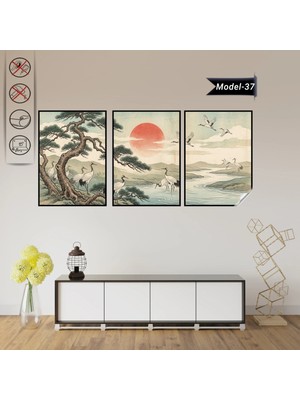 Akıllı Kağıt Statik Tutunma Özellikli Tablo - Poster Diğer (Model- 37)