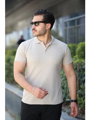 Pileli Store Pilelistore- Erkek Kısa Kollu Yakalı Tişört