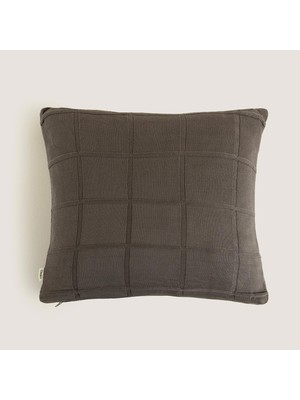 Chakra Espen Dekoratif Yastık Gri