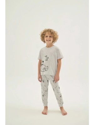 Sevim 70011 Erkek Ç. Baskılı Pijama Takım