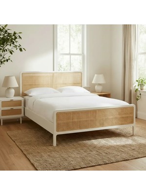 Latanwood Bhome Hazeranlı Ahşap Karyola