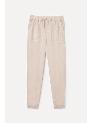 Mudo Beli Lastikli Jogger Pantolon