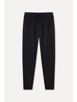 Mudo Beli Lastikli Jogger Pantolon