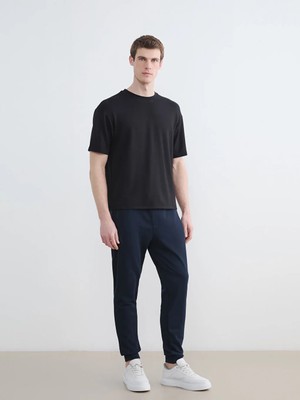 LC Waikiki Lcwaıkıkı Classic Lacivert Standart Kalıp Erkek Jogger Eşofman Altı