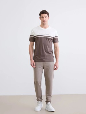 LC Waikiki Lcwaıkıkı Classic Bej Standart Kalıp Erkek Jogger Eşofman Altı