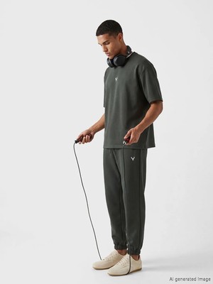 LC Waikiki Xsıde Actıve Haki Standart Kalıp Erkek Jogger Eşofman Altı