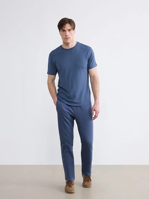 LC Waikiki Lcwaıkıkı Classic Indigo Standart Kalıp Erkek Eşofman Altı