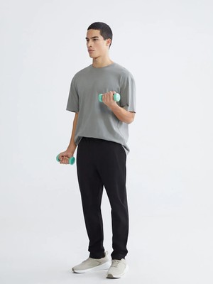 LC Waikiki Xsıde Actıve Siyah Standart Kalıp Erkek Eşofman Altı