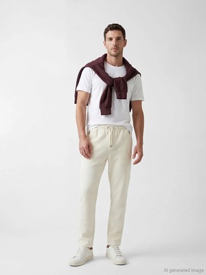 LC Waikiki Lcwaıkıkı Classic Bej Regular Fit Erkek Eşofman Altı