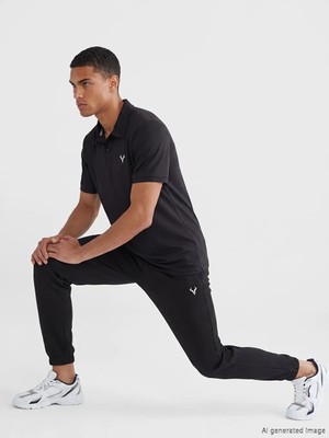 LC Waikiki Xsıde Actıve Siyah Standart Kalıp Erkek Jogger Eşofman Altı
