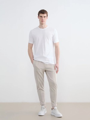 LC Waikiki Lcwaıkıkı Classic Bej Standart Kalıp Erkek Jogger Eşofman Altı