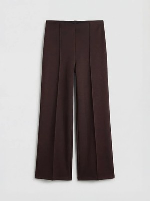 LC Waikiki Lcw Comfort Kahverengi Yüksek Bel Soft Touch Kadın Eşofman Altı