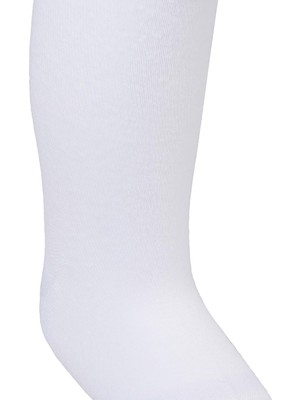 Civil Baby Düz 6-18 Ay Bebek Kız Külotlu Çorap - Beyaz