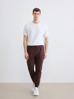 LC Waikiki Lcw Vision Kahverengi Standart Kalıp Erkek Jogger Eşofman Altı