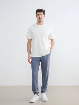 LC Waikiki Lcwaıkıkı Classic Mavi Standart Kalıp Erkek Jogger Eşofman Altı