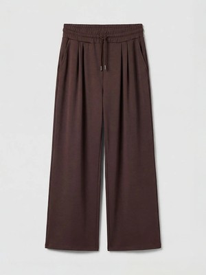 LC Waikiki Lcw Modest Kahverengi Beli Lastikli Soft Touch Kadın Eşofman Altı