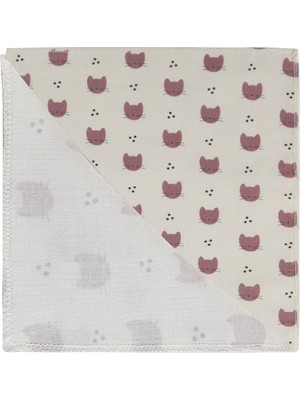 Civil Baby Kedi Empirme 75X75 cm Battaniye - Ekru
