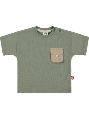 Civil Baby Cepli Basic 6-18 Ay Tişört - Haki