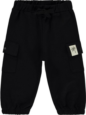 Civil Baby Kargo Cepli 6-18 Ay Eşofman Altı - Siyah 9-12 Ay