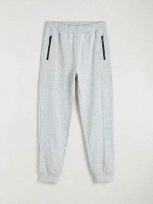 LC Waikiki Lcw Kids Gri Beli Lastikli Erkek Çocuk Jogger Eşofman Altı