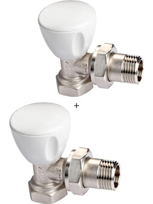 Eca ½ Rv3 Köşe Radyatör Vanası ( 2 Adet )