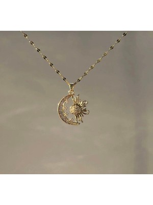 Ay ve Güneş Kolye