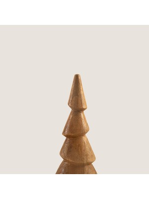Chakra Curle Dekoratif Obje 11X11X25 Cm Natural