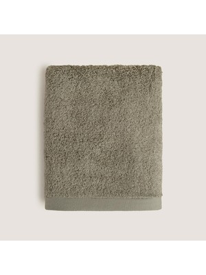Chakra Solid Yüz Havlusu 50X90 cm Zeytin Yeşil