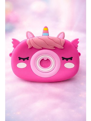 Joinkidz Unicorn Desenli Popit Oyuncaklı Silikon Kız Çocuk Mini Omuz Çanta