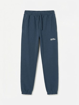 LC Waikiki Lcw Kids Lacivert Baskılı Erkek Çocuk Jogger Eşofman Altı
