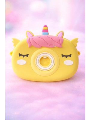 Joinkidz Unicorn Desenli Popit Oyuncaklı Silikon Kız Çocuk Mini Omuz Çanta