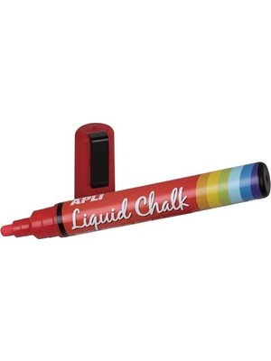 Apli Likit Tebeşir Kalemi 5.5mm Kırmızı 15275