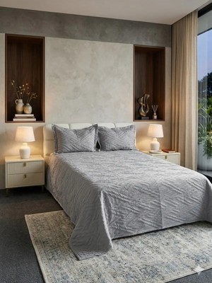 D'niss Home Rüya Çift Kişilik 3 Parça Pike Takımı