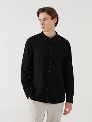 Lc Waikiki Yeni Sezon Slim Fit Uzun Kollu Erkek Dokulu Gömlek