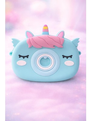 Joinkidz Unicorn Desenli Popit Oyuncaklı Silikon Kız Çocuk Mini Omuz Çanta