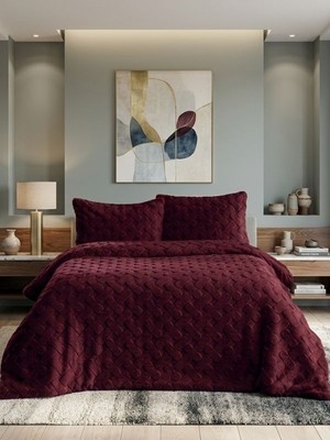 Merinos Dıamond 3 Parça Pietra Comforter Yorgan Seti
