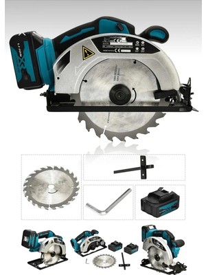 Moonshop 58 Vf Şarjlı Metal Kavrama Seramik Sunta Kesme Ağaç Kesme Makinası Profesional Daire Testere