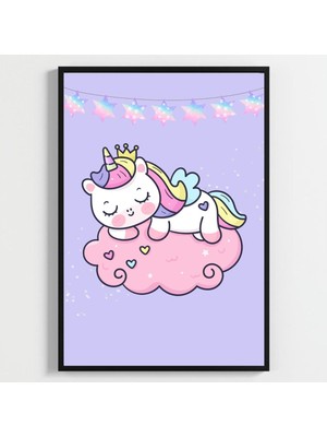 Besay Unicorn Dream Çocuk Odası Posteri–dekoratif 3lü Set A4 Çerçevesiz